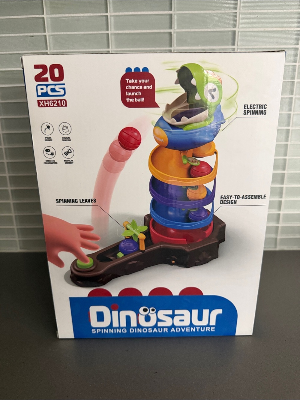 Dinosaur Spinning Adventure Stack Toy - Multicolor